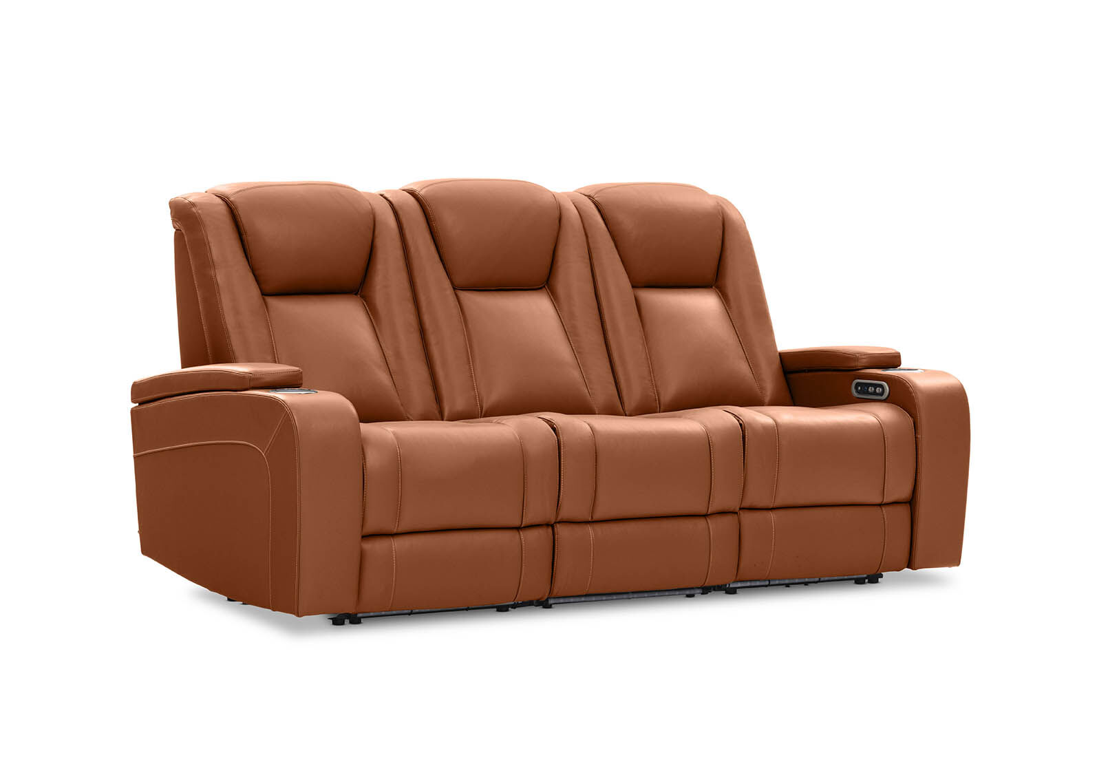 SENTINAL MK2 LEATHER - 3 Seater with 2 Electric Recliners SENTINAL MK2 LEATHER