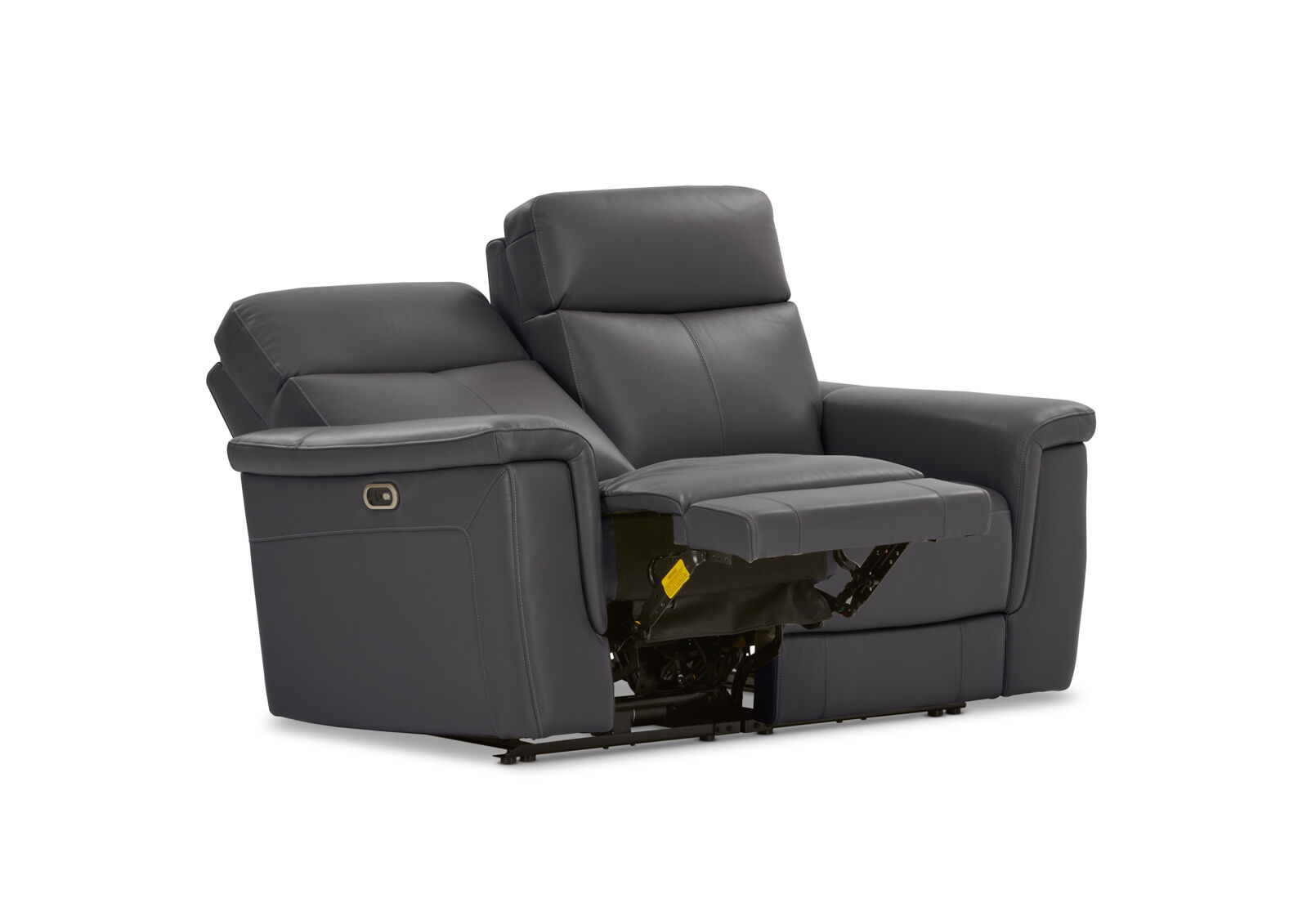 SERGIO LEATHER - 2 Seater with Electric Recliners SERGIO LEATHER