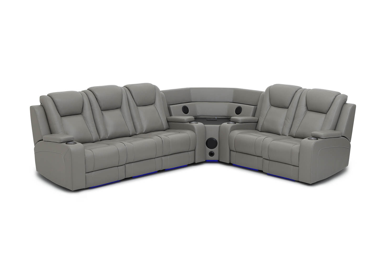 SENTINAL MK2 LEATHER - 5 Piece Corner with LHF 3 Seater SENTINAL MK2 LEATHER