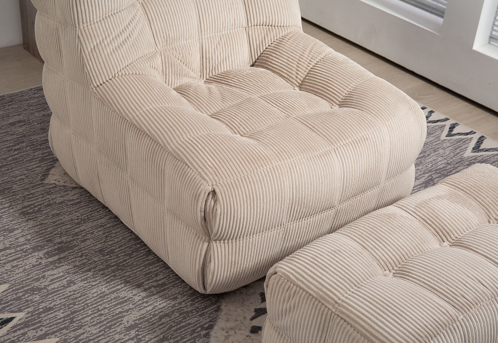 BAUTISTA - Accent Chair and Ottoman BAUTISTA