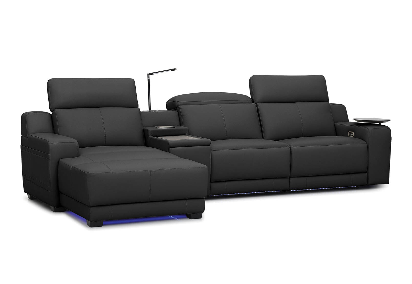 CASSIUS MK2 LEATHER - 3 Seater LHF Chaise CASSIUS MK2 LEATHER