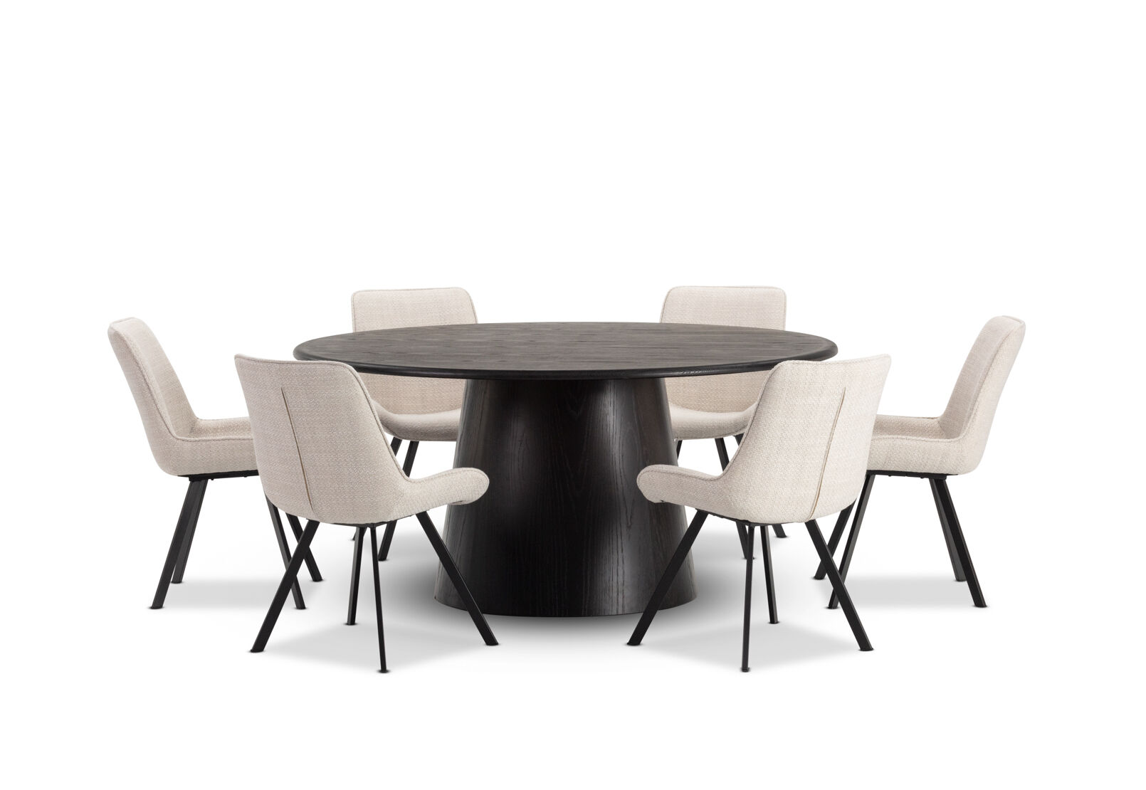 THANOS - 7 Piece Dining Suite with Vesta Chairs THANOS