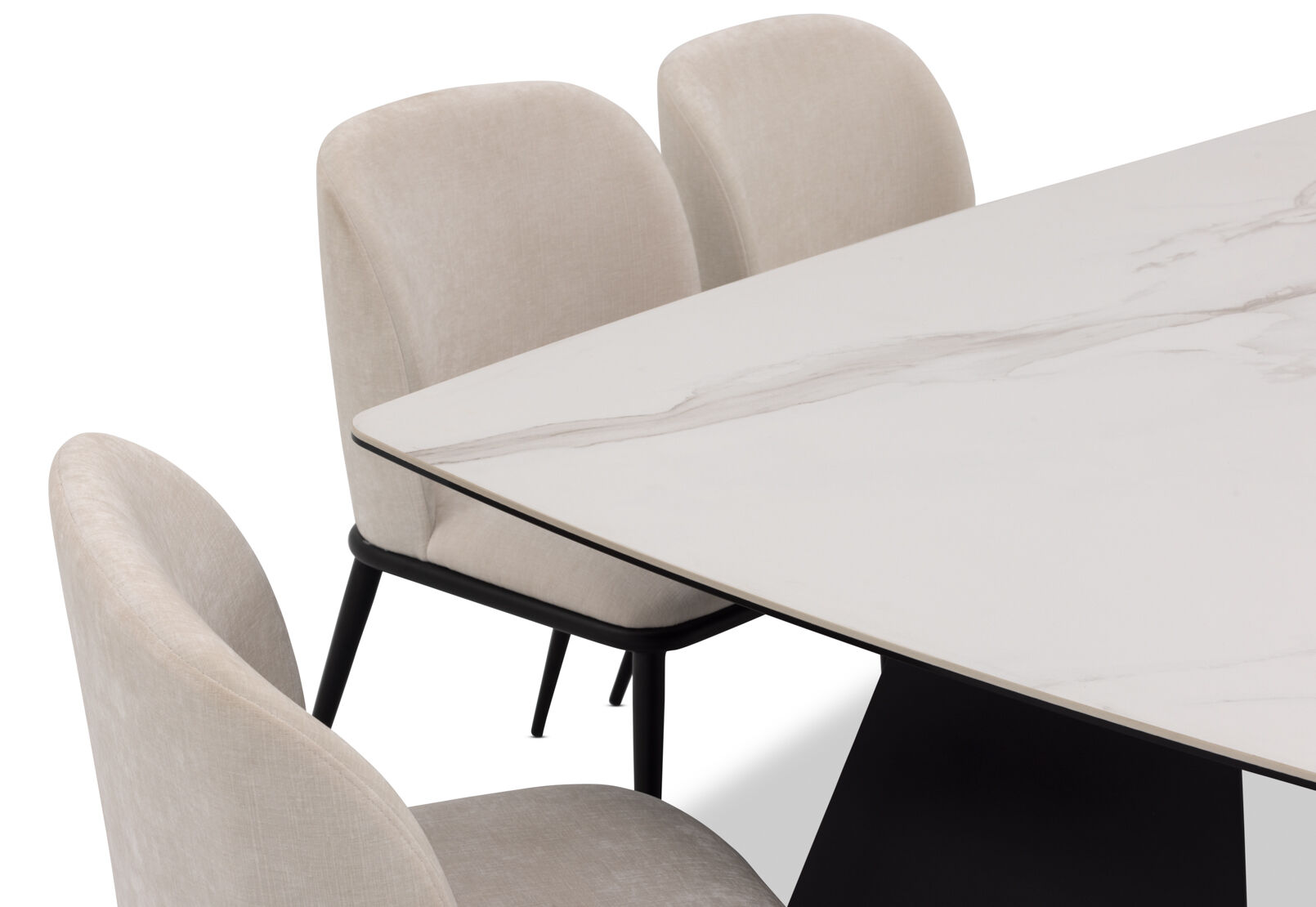 MACKINLEY - 7 Piece Dining Suite with Cedric Dining Chairs MACKINLEY