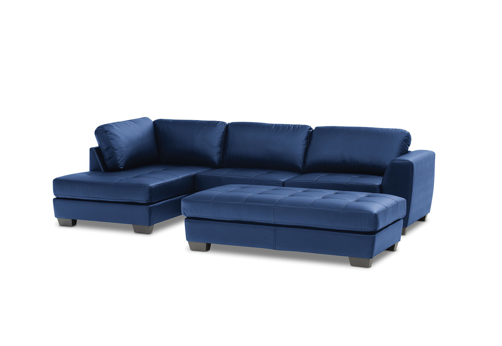 Dark Blue Orlando Leather Look Left Hand Facing Corner Lounge Suite With Ottoman Amart Furniture In this video i'm covering the 1,020 sf. aud