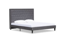 ARNOLD - Dark Grey King Bed ARNOLD