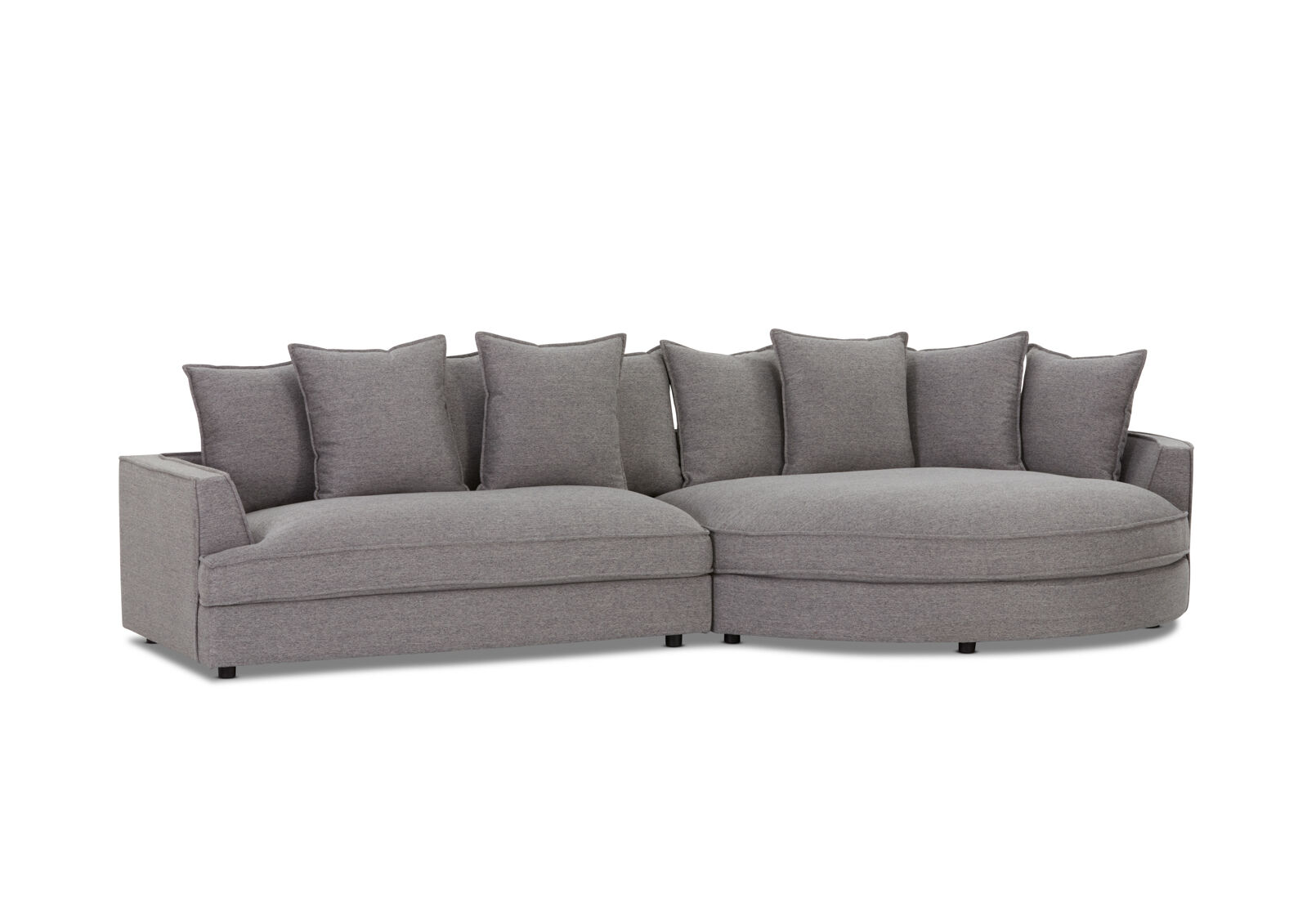 TALA FABRIC - RHF Curved Chaise TALA FABRIC