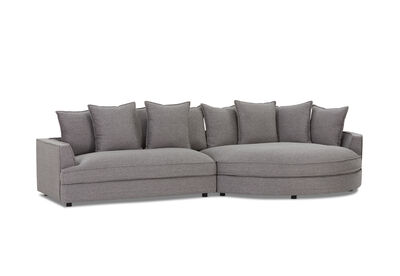 TALA FABRIC - RHF Curved Chaise