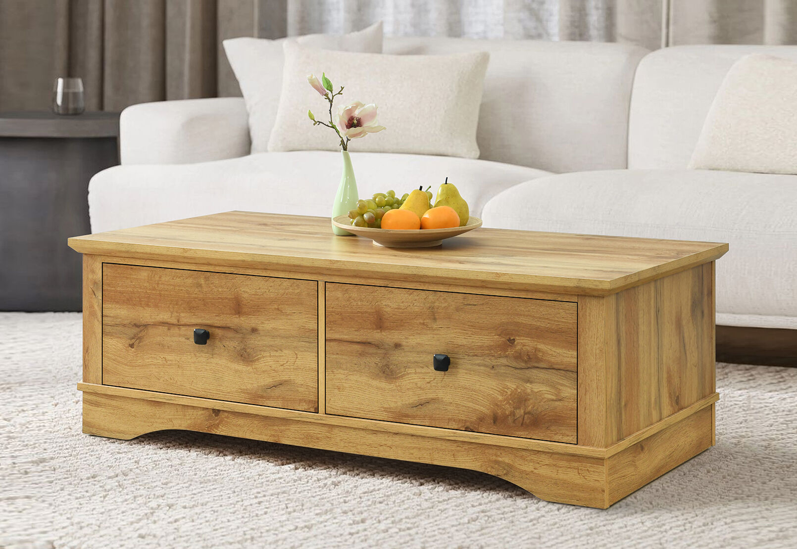 OBRIEN - 2 Drawer Coffee Table OBRIEN