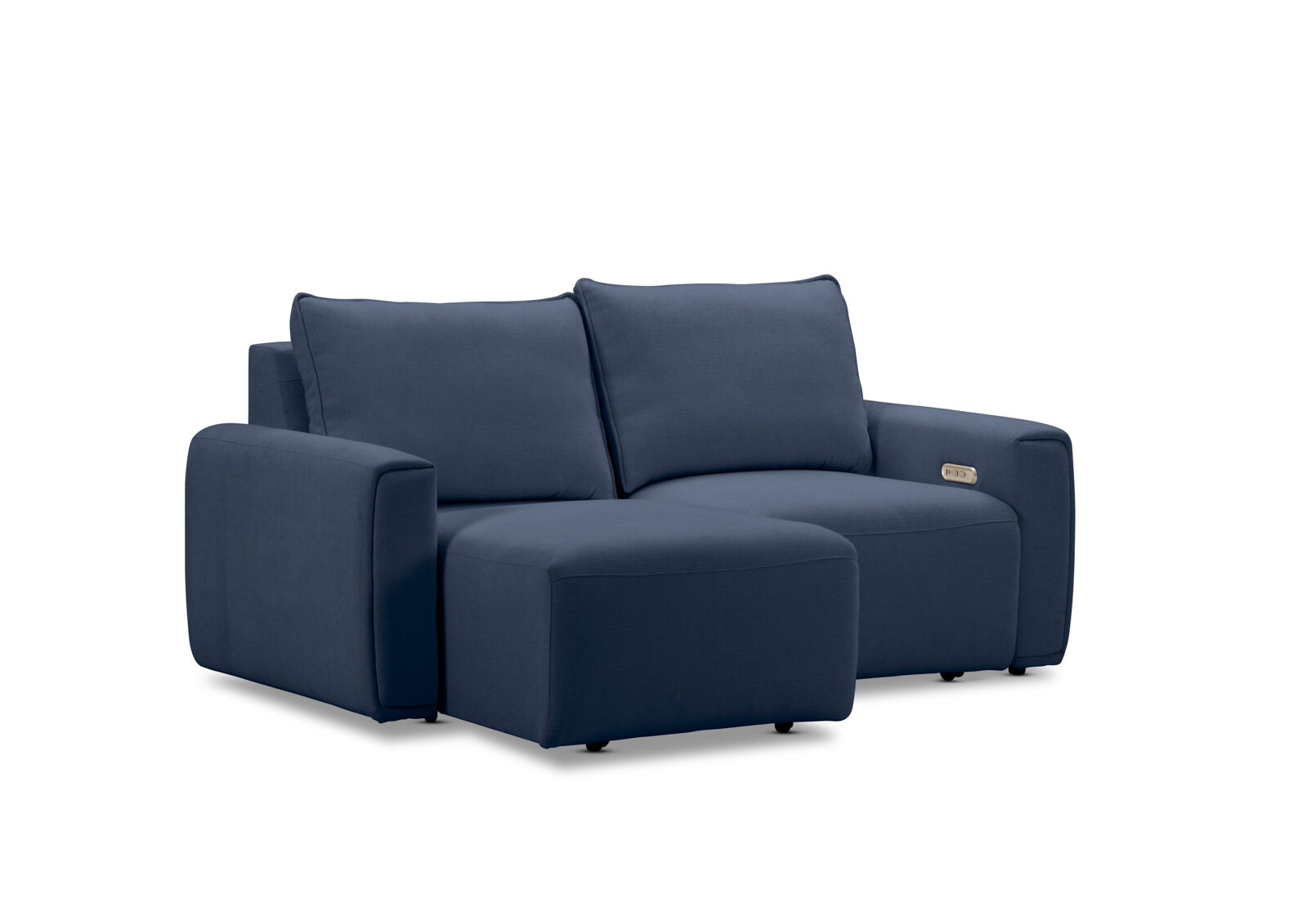 MIKAELA - 2 Seater with Sliding Electric Chaise MIKAELA