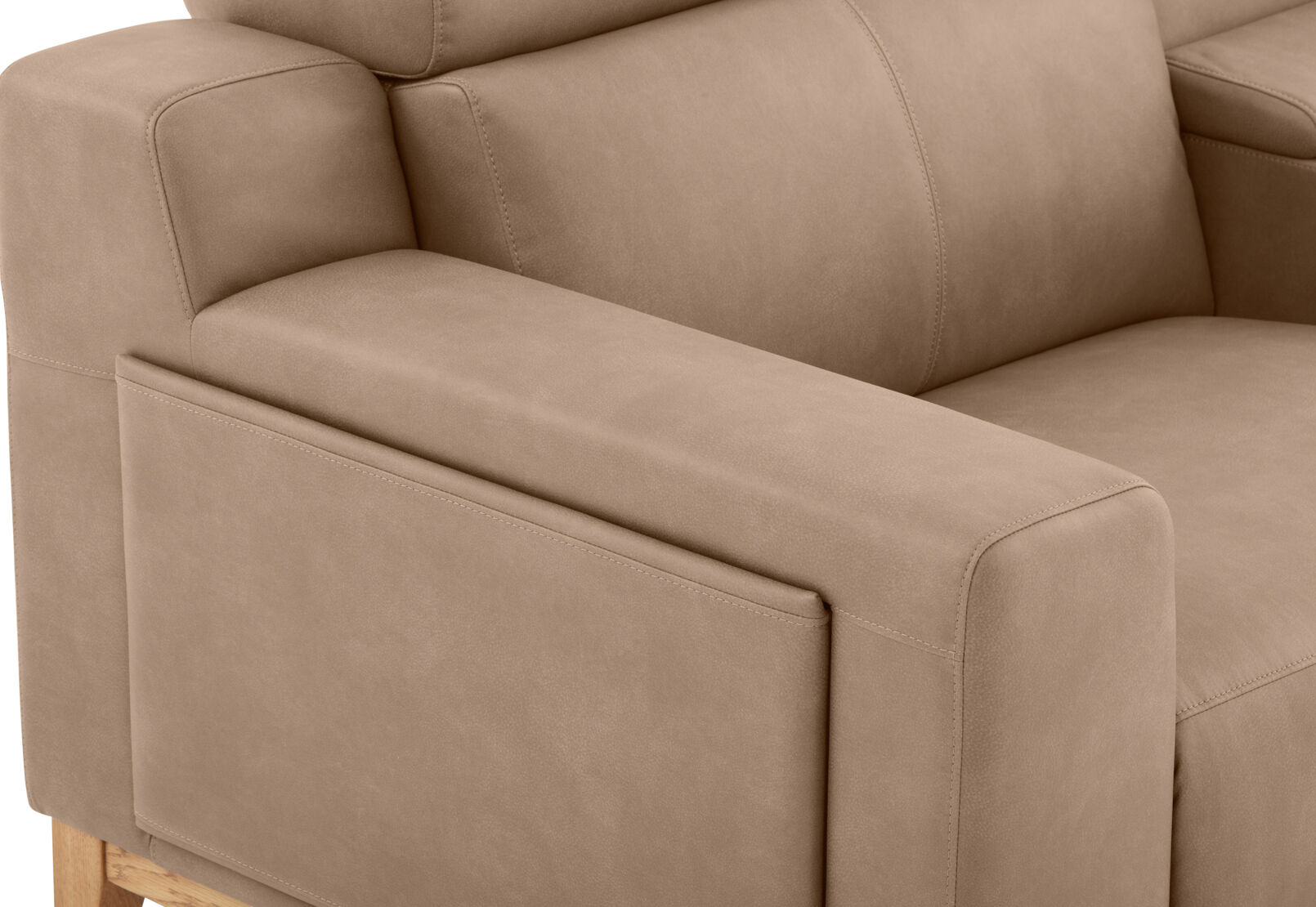 GAGE FABRIC - 2 Seater with Electric Recliners & Console GAGE FABRIC