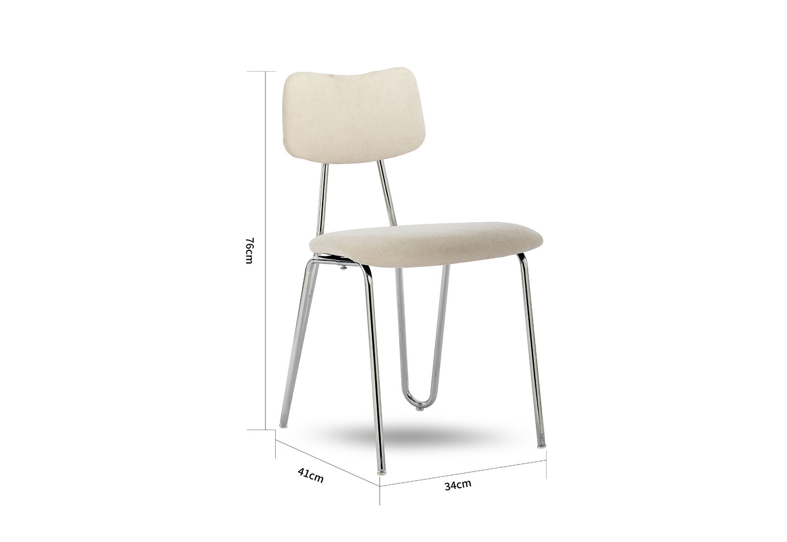 BLACKBURN - Set of 2 Dining Chairs BLACKBURN