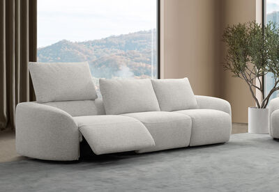 ARETHA FABRIC - 3.5 Seater with 2 Inbuilt Electric Recliners