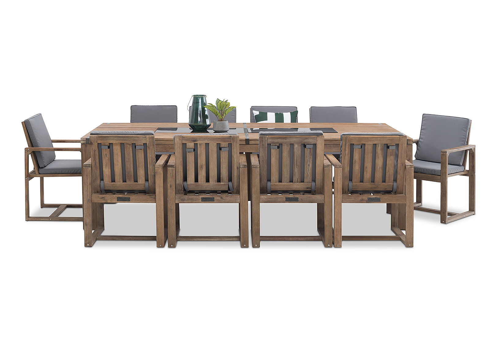 Shadow2 11 Piece Outdoor Setting, 11 Piece Dining Room Set