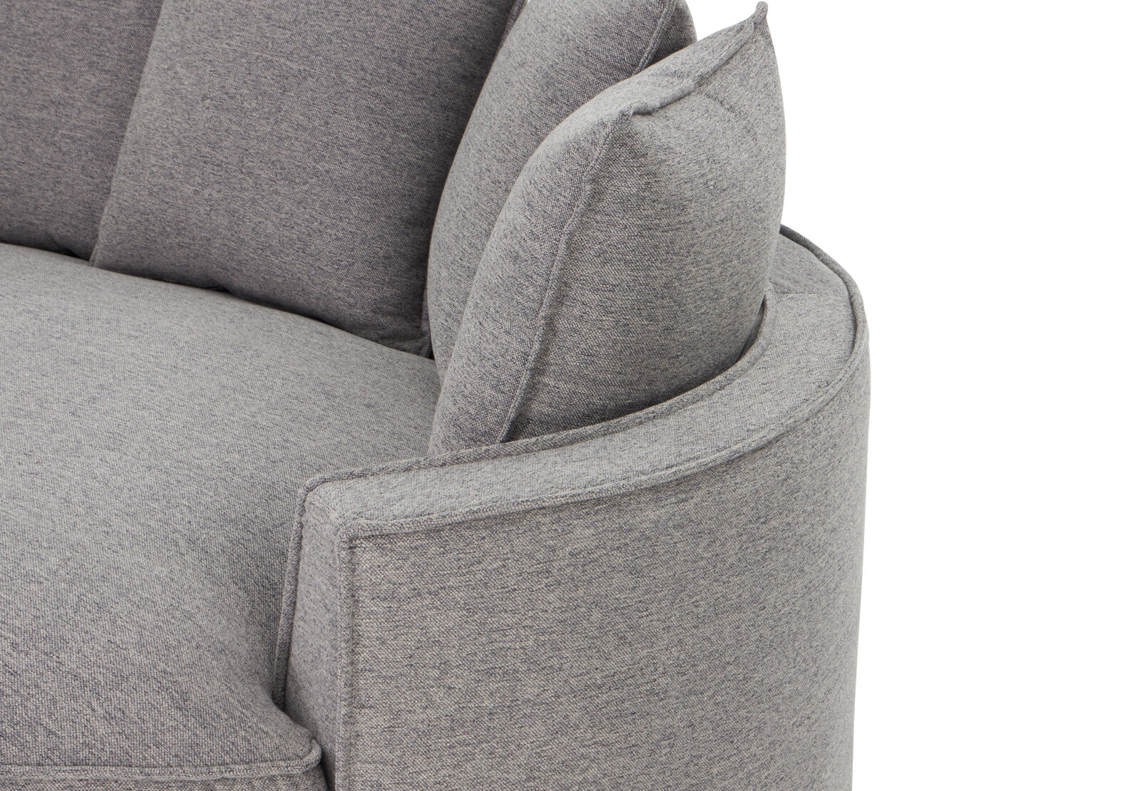 TALA FABRIC - RHF Curved Chaise TALA FABRIC