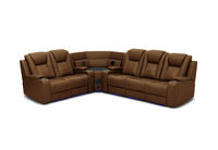 SENTINAL MK2 LEATHER - 5 Piece Corner with RHF 3 Seater SENTINAL MK2 LEATHER