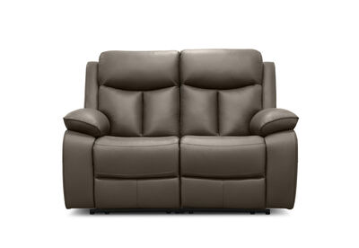 DACIA LEATHER - 2 Seater Sofa with inbuilt Electric Recliners