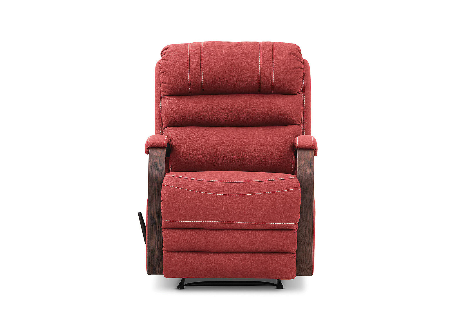Red fabric recliner chair sales