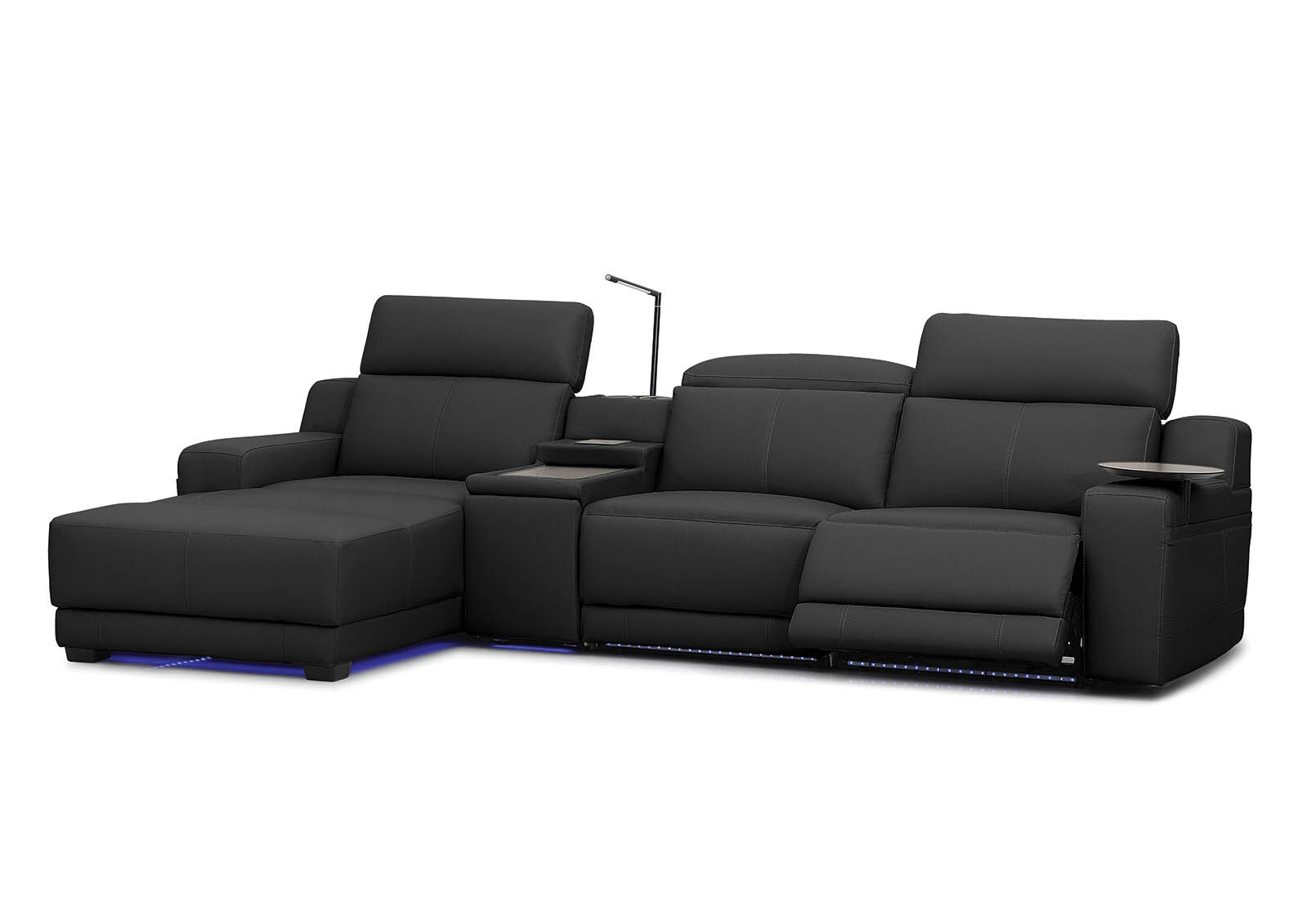 CASSIUS MK2 LEATHER - 3 Seater LHF Chaise CASSIUS MK2 LEATHER