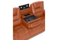 AGASSI LEATHER - 3 Seater with Dual Electric Recliners AGASSI LEATHER