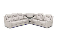 SENTINAL MK2 LEATHER - 5 Piece Corner with RHF Console SENTINAL MK2 LEATHER