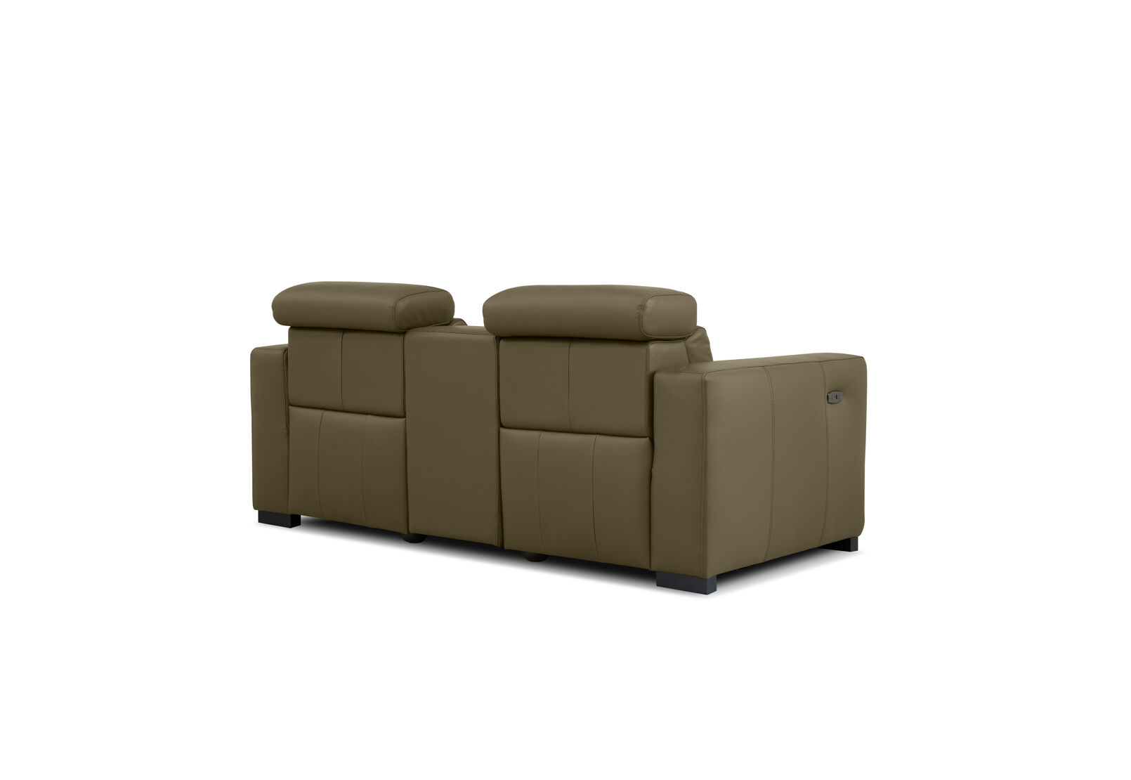 DAMIAN LEATHER - 2 Seater Sofa with 2 inbuilt Electric Recliners DAMIAN LEATHER