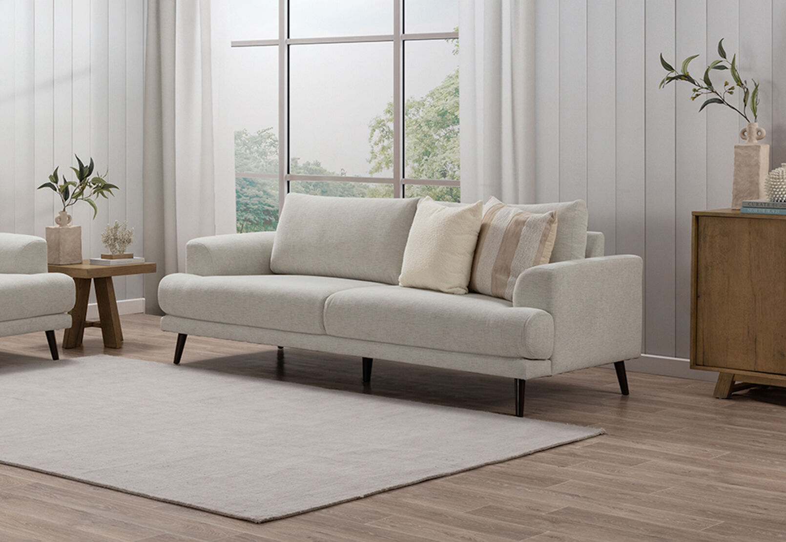 JERMAINE FABRIC - 3 Seat Sofa JERMAINE FABRIC