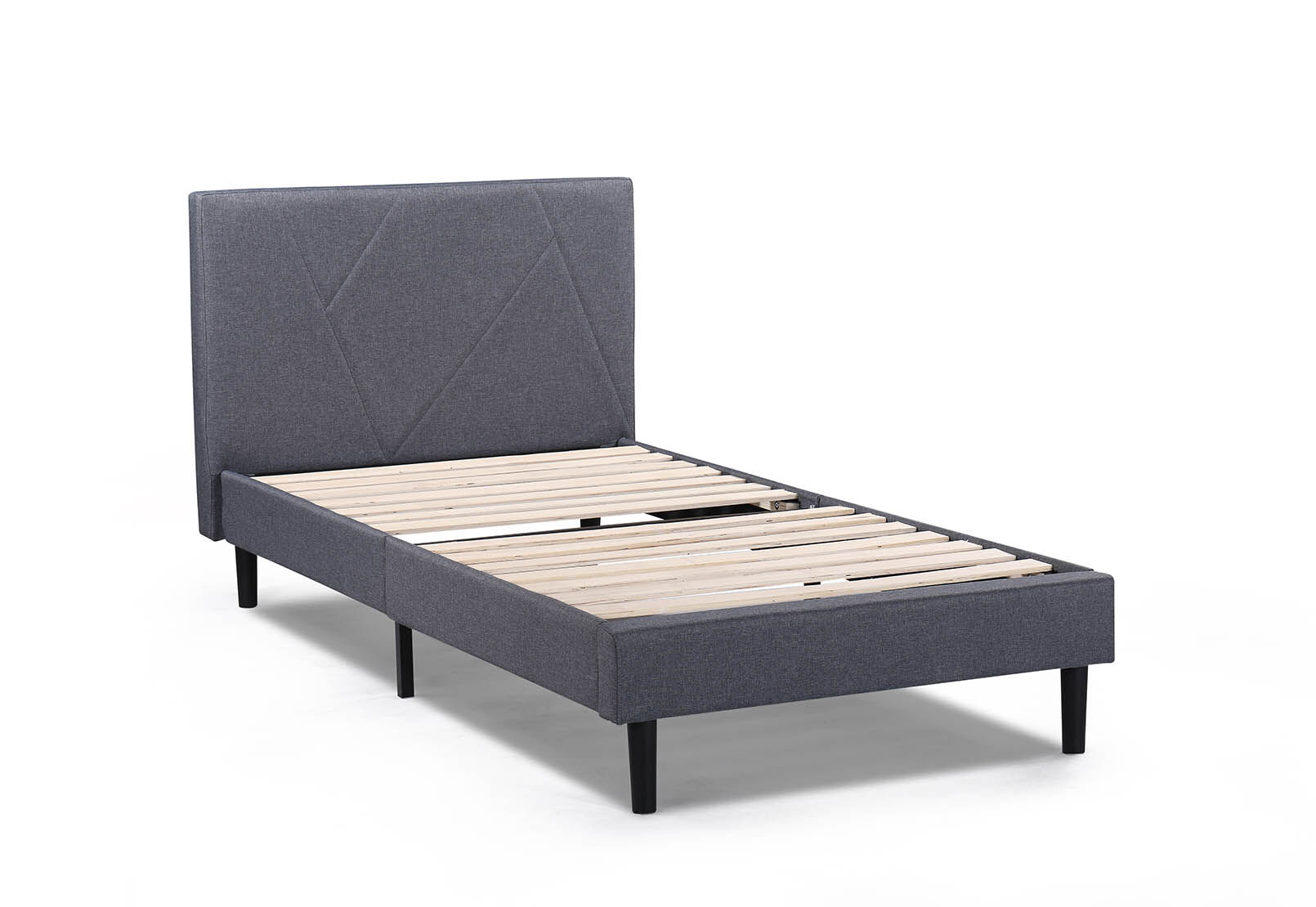 FRAZIER - Dark Grey Single Bed FRAZIER