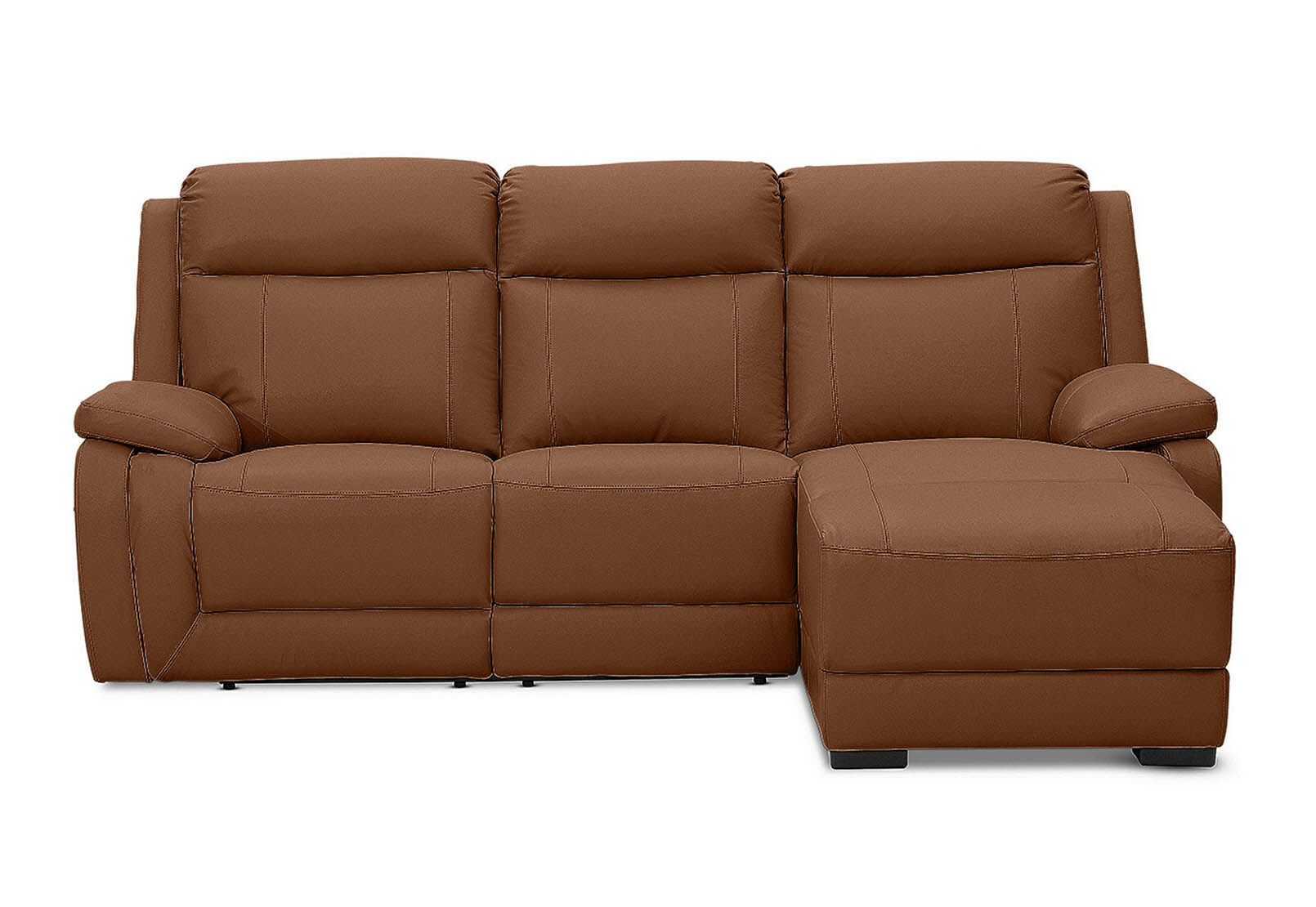 SAN MARCO - Leather 3 Seater Right-Hand Facing Chaise SAN MARCO