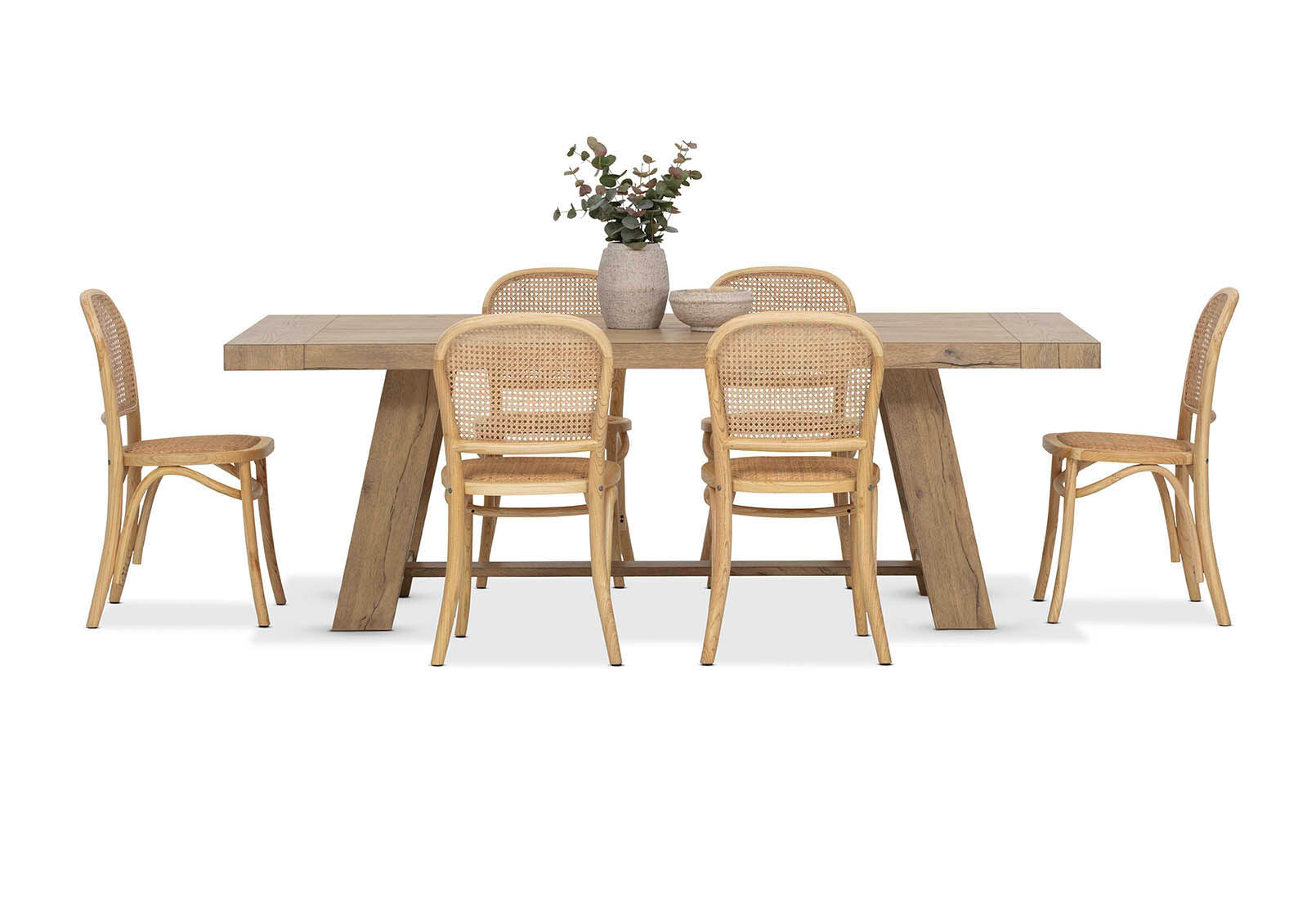 MALIK - 7 Piece Dining Suite with Toulouse Dining Chairs MALIK