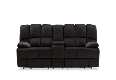 LEBRON FABRIC - 2 Seater with Recliners and Console