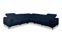 SERAFINI FABRIC - Corner Lounge with 2Inbuilt Electric Recliners SERAFINI FABRIC