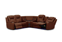 SENTINAL MK2 LEATHER - 4 Piece Corner with RHF Console SENTINAL MK2 LEATHER