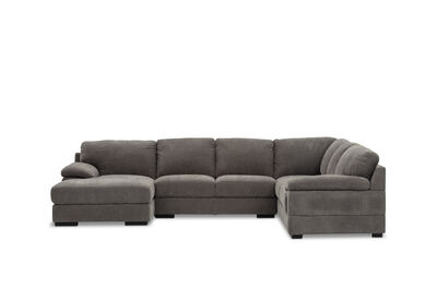 CANDACE FABRIC - 6 Seater Corner LHF Chaise