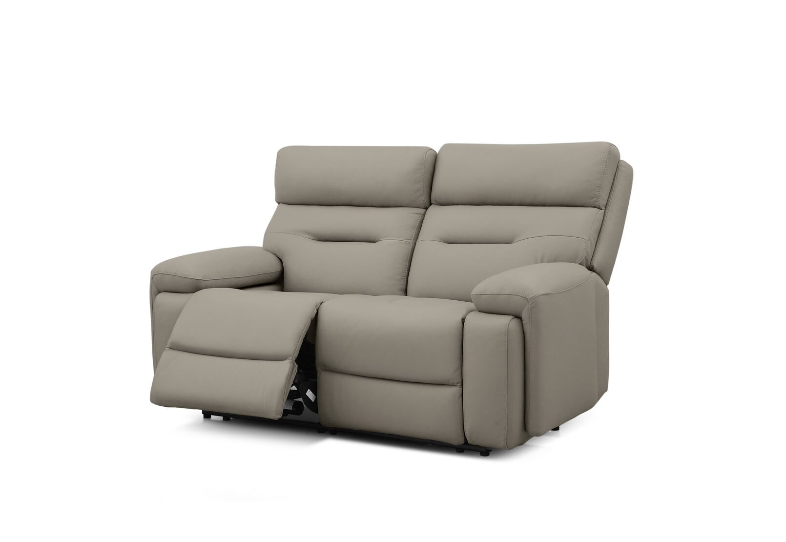 HOLLYWOOD LEATHER - Media 2 Seater with Electric Recliners HOLLYWOOD LEATHER