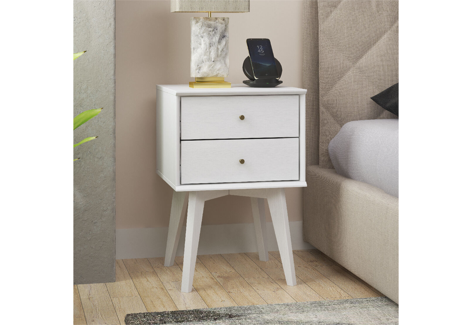 FIELDS - 2 Drawer Bedside Table FIELDS