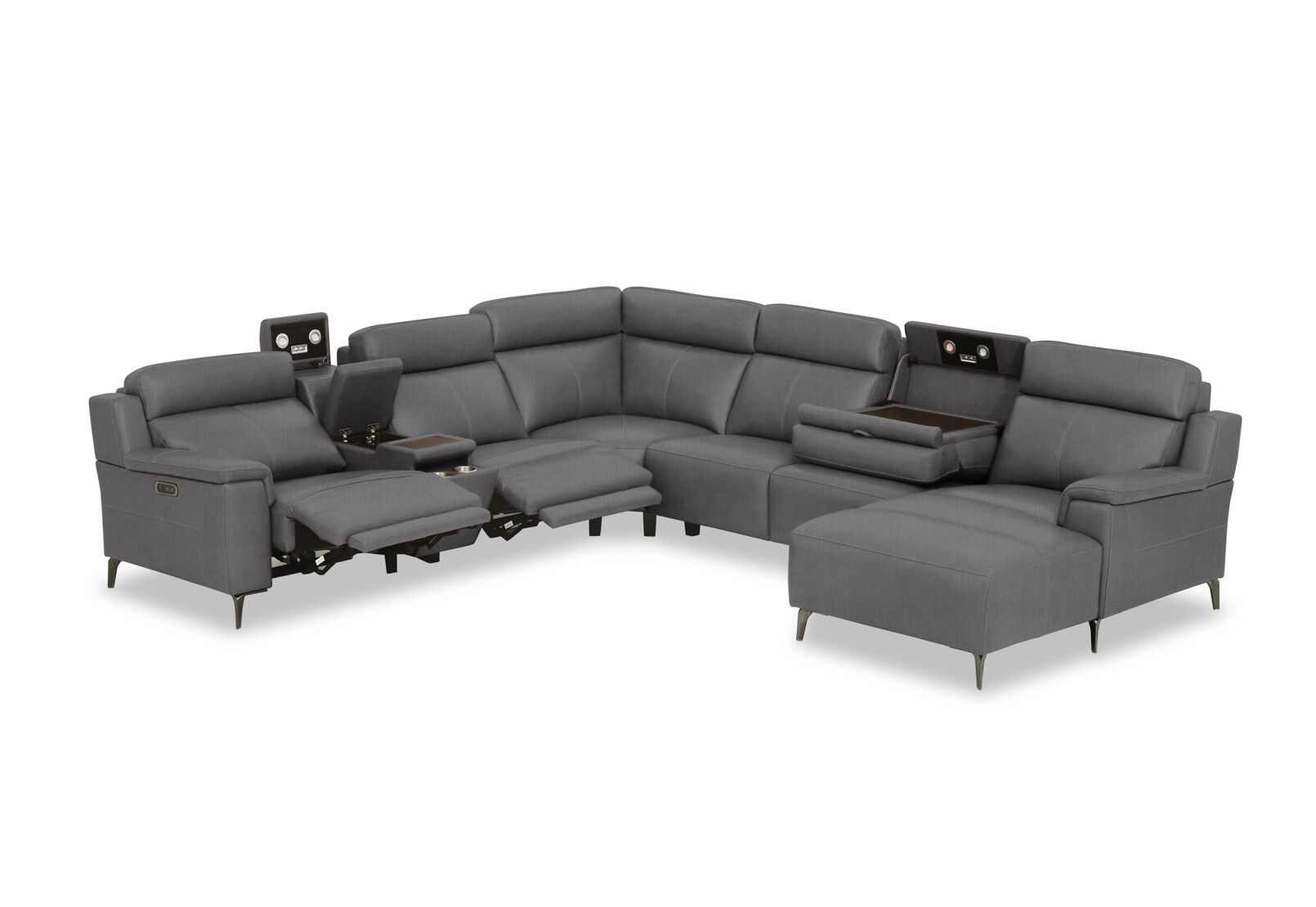 ARISTOTLE FABRIC - Corner RHF Chaise ARISTOTLE FABRIC