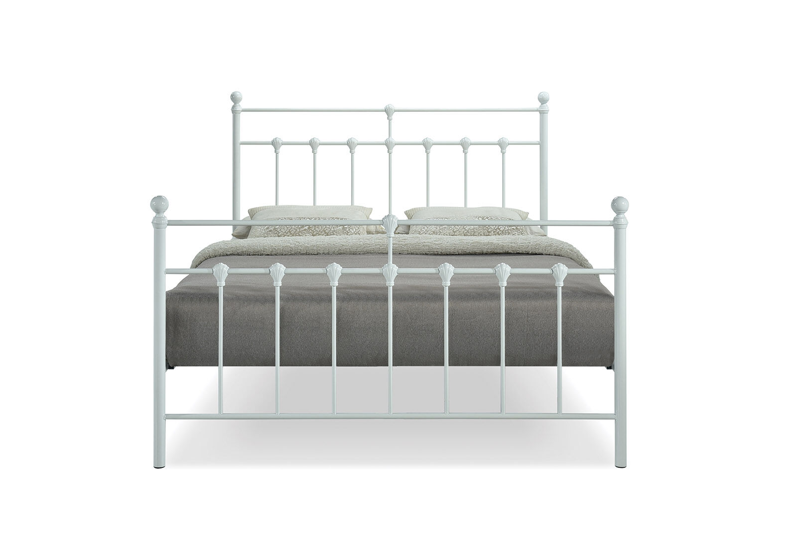 WHITE NEWMAN White Queen Bed Amart Furniture