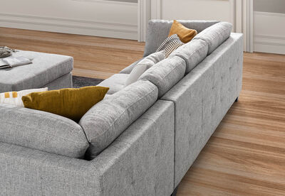 MASSIMO - Fabric Corner Lounge with RHF Chaise