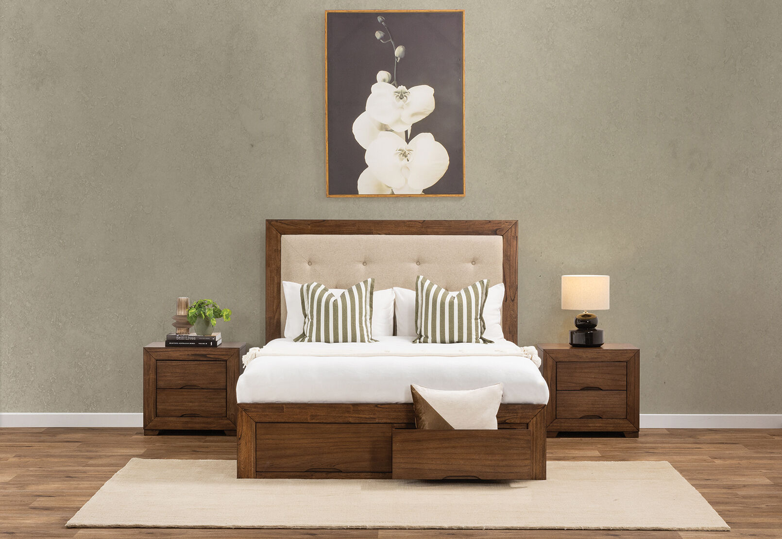 BOGOTA - 2 Drawer Queen Bed BOGOTA