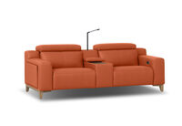 GAGE LEATHER - 2S with Inbuilt Electric Recliners and Console GAGE LEATHER