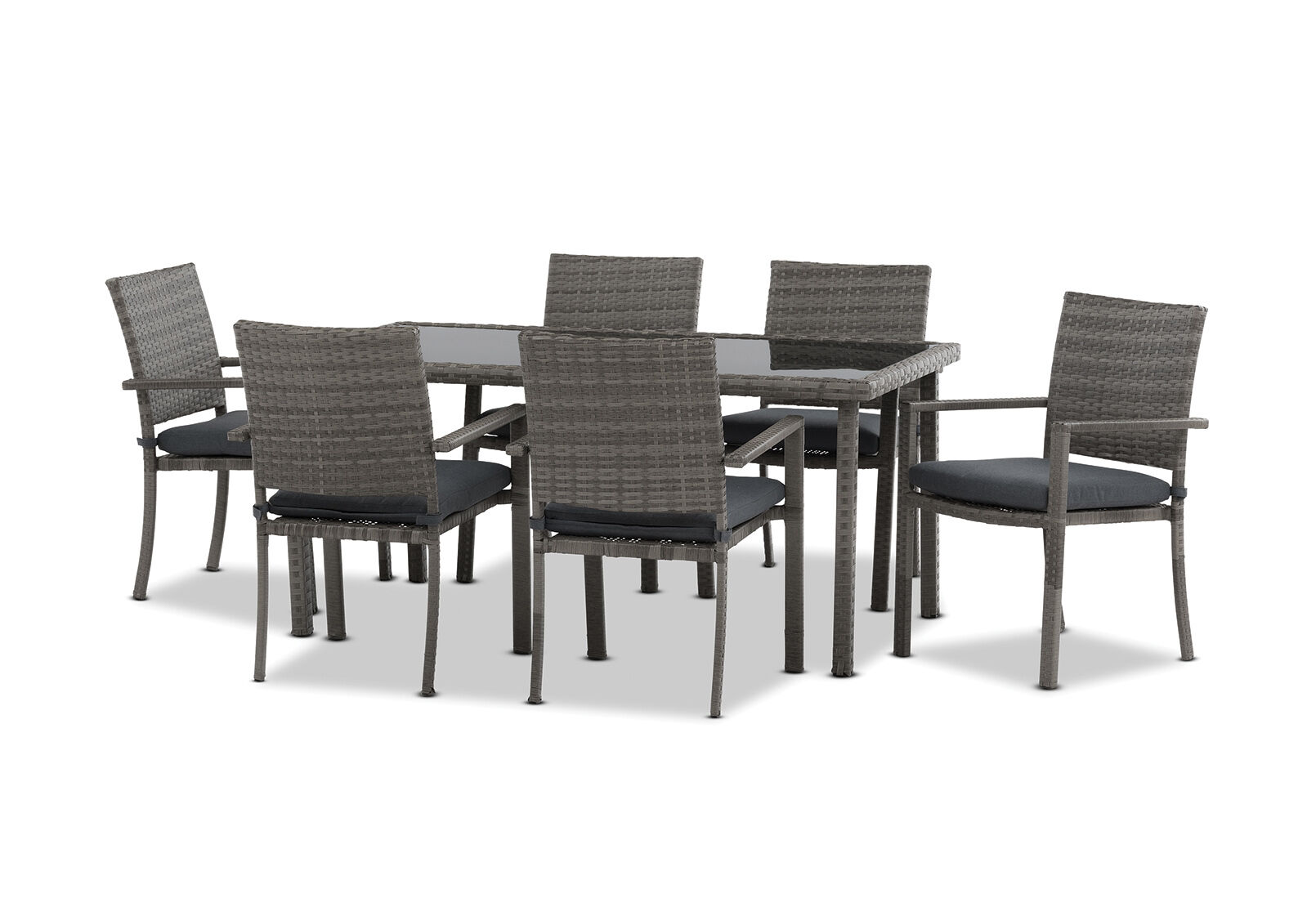 RIANA - 7 Piece Outdoor Dining Setting. RIANA