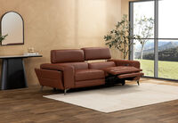 SINATRA LEATHER - 3 Seater with 2 Inbuilt Electric Recliner SINATRA LEATHER