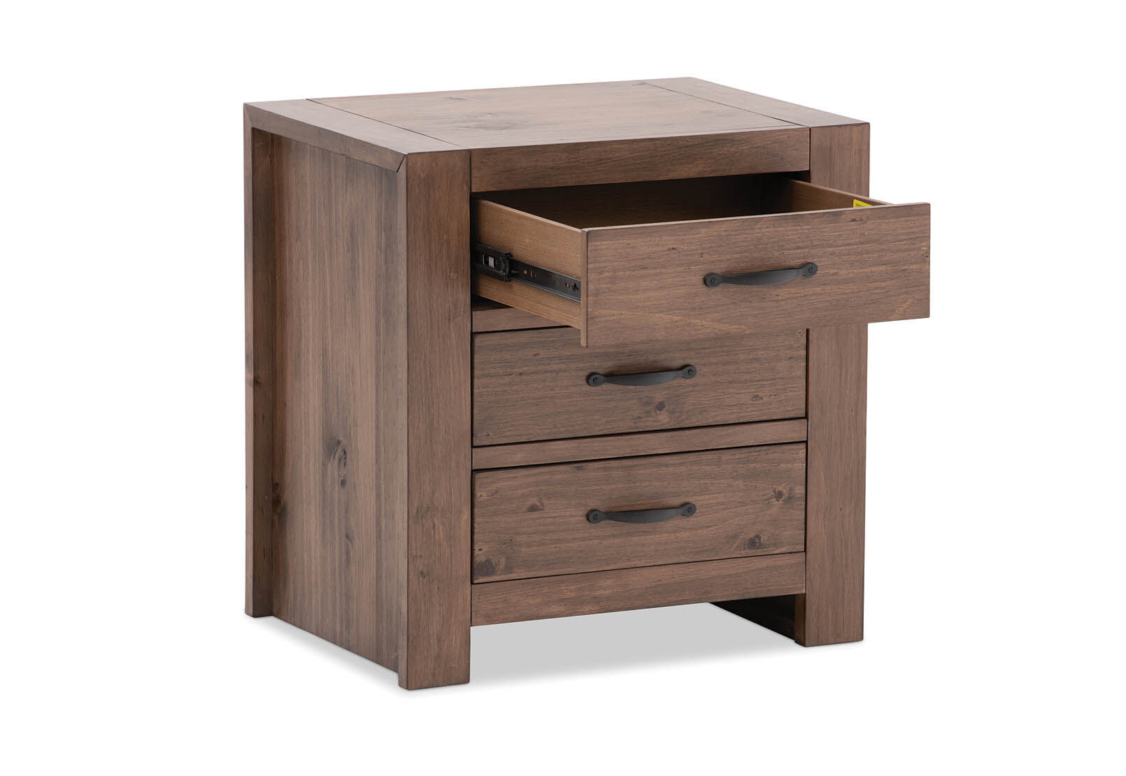 BROOKHAVEN - 3 Drawer Bedside BROOKHAVEN
