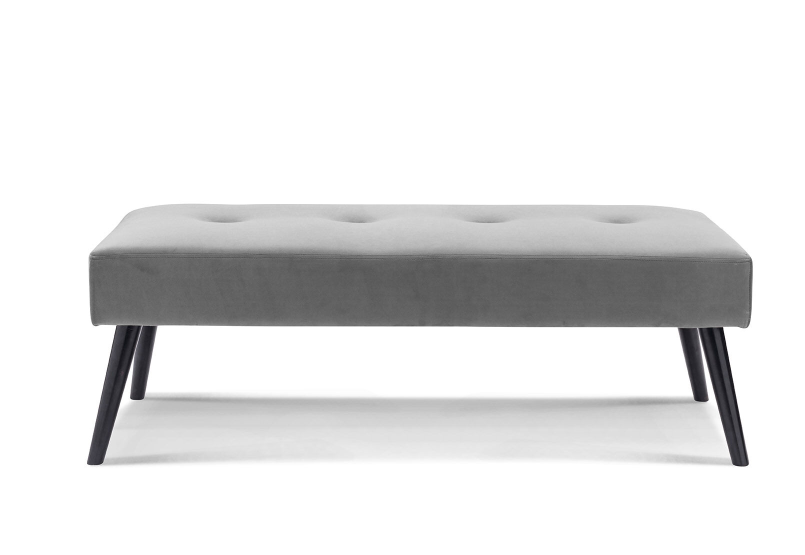 Dark grey discount upholstered bench
