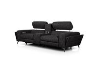 SINATRA FABRIC - Media 3 Seater with 2 Inbuilt Electric Recliners SINATRA FABRIC