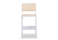 BAYLE - White Set of 2 Stools BAYLE