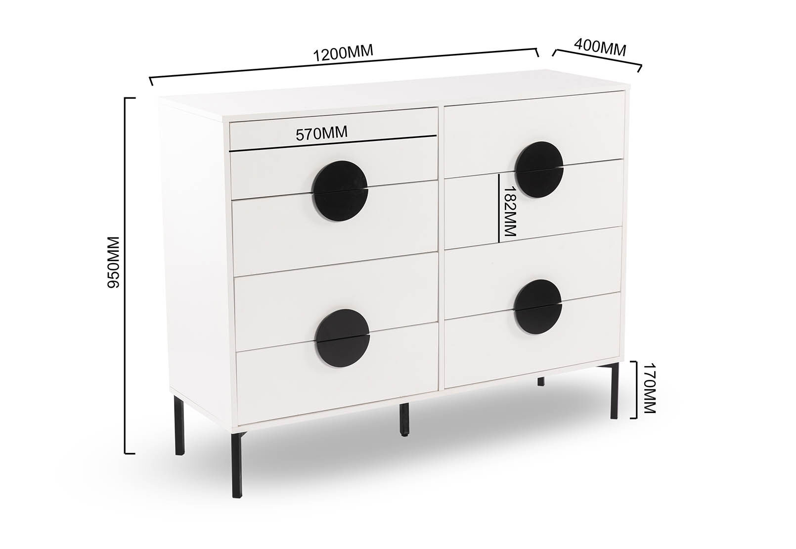 CALHOUN - 8 Drawer Dresser. CALHOUN