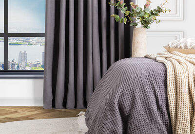 ADELINE - Blockout Eyelet Curtains 140x250CM