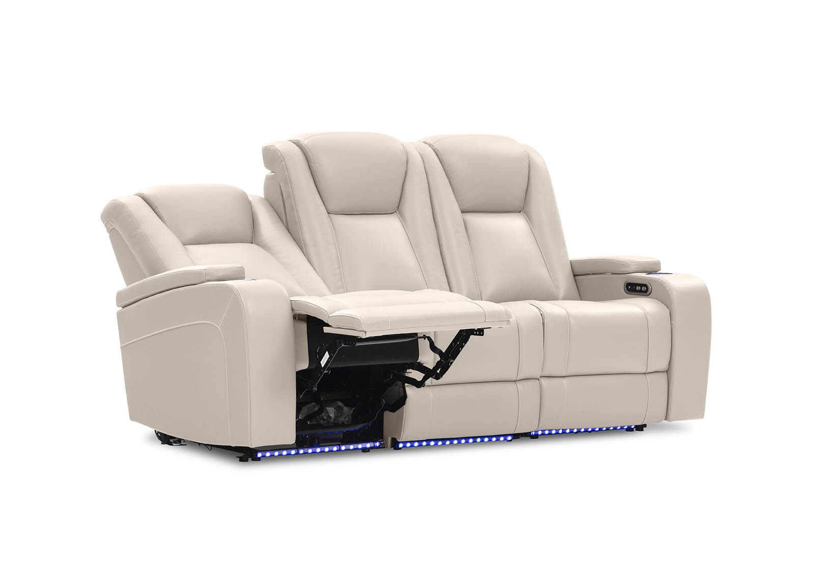 SENTINAL MK2 LEATHER - 3 Seater with 2 Electric Recliners SENTINAL MK2 LEATHER