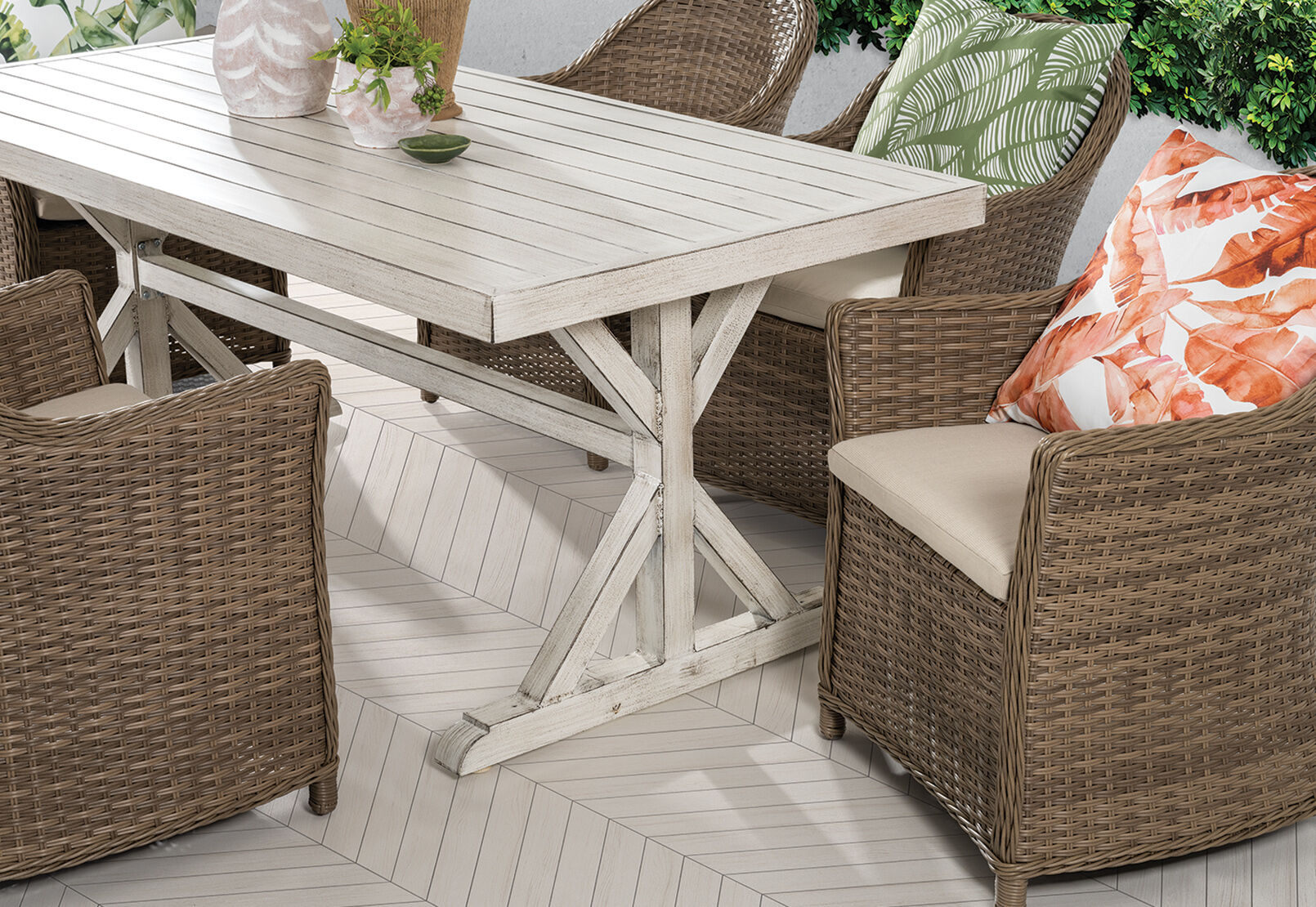 MIAMI - 7 Piece Outdoor Dining Setting. MIAMI